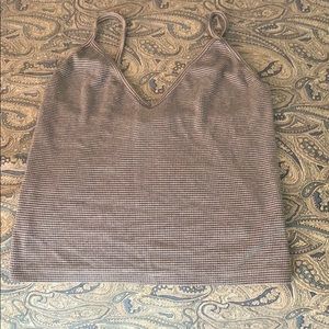 Brandy Melville striped crop top